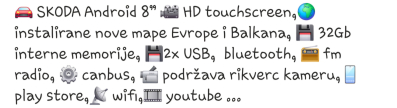 Multimedija android (škoda, golf)