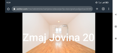 Jednosoban stan, 50m2,  Podgorica, Izdavanje