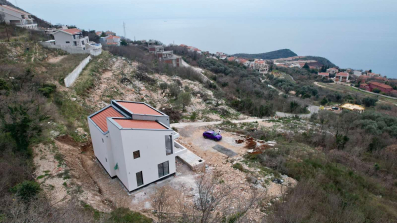 Luksuzna vila u izgradnji 290m² sa panoramskim pogledom na more – Blizikuće, Budva