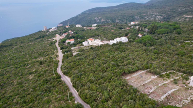 Urbanizovan plac 1000m2 sa pogledom na more-Zagora, Kotor