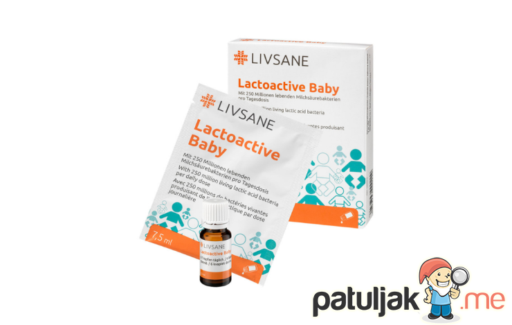 LIVSANE Lactoactive Baby kapi 7.5 ml