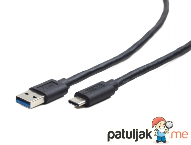 USB 3.0 AM to Type-C cable (AM/CM), 0.1 m