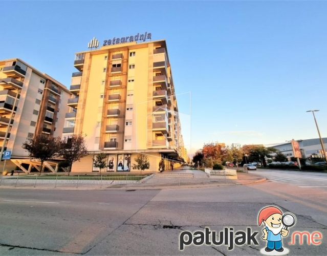 Trosoban lijepo namješten stan, 101m2, City kvart, Podgorica